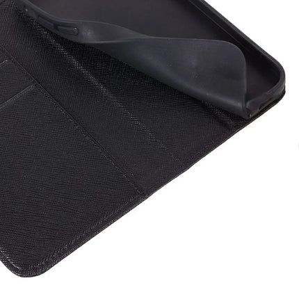 For Motorola Moto G75 5G Case Cross Texture Leather Phone Cover Hidden Magnetic