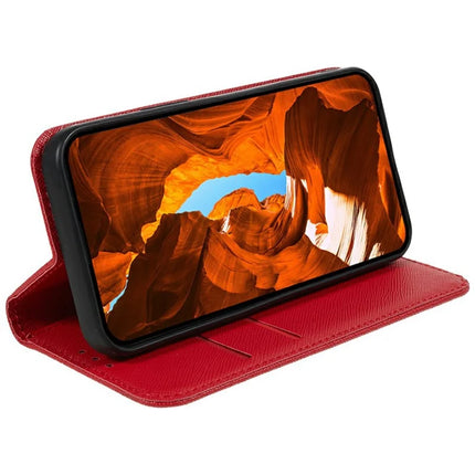 For Motorola Moto G75 5G Case Cross Texture Leather Phone Cover Hidden Magnetic