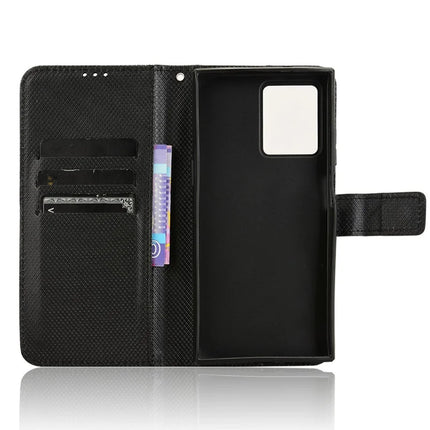 For HMD Skyline Case PU Leather Diamond Texture Wallet Phone Cover
