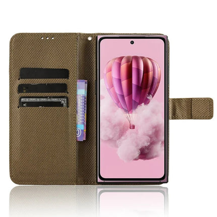For HMD Skyline Case PU Leather Diamond Texture Wallet Phone Cover