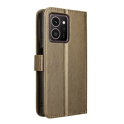 For HMD Skyline Case PU Leather Diamond Texture Wallet Phone Cover