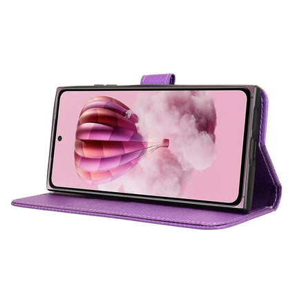 For HMD Skyline Case PU Leather Diamond Texture Wallet Phone Cover