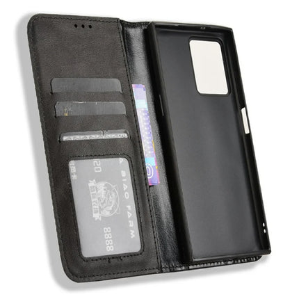 For HMD Skyline Leather Case Wallet Stand Retro Texture Phone Cover