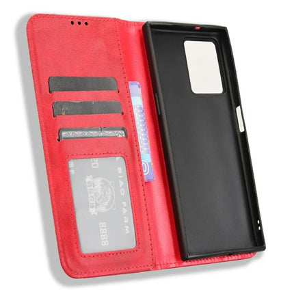 For HMD Skyline Leather Case Wallet Stand Retro Texture Phone Cover