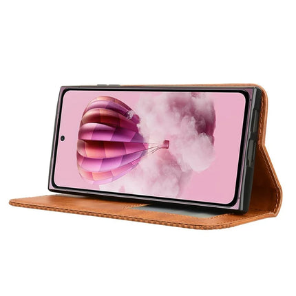 For HMD Skyline Leather Case Wallet Stand Retro Texture Phone Cover