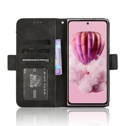 For HMD Skyline Leather Case Phone Wallet Cover with Multiple Card Slots