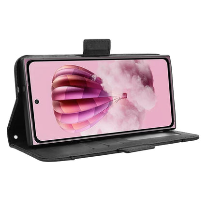 For HMD Skyline Leather Case Phone Wallet Cover with Multiple Card Slots