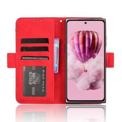 For HMD Skyline Leather Case Phone Wallet Cover with Multiple Card Slots