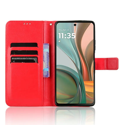 For Motorola Moto G75 5G Case Crazy Horse Texture PU Leather Phone Wallet Cover