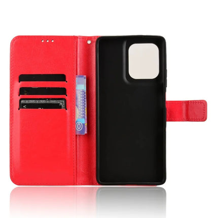 For Motorola Moto G75 5G Case Crazy Horse Texture PU Leather Phone Wallet Cover