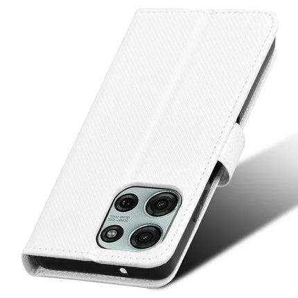 For Motorola Moto G75 5G Case PU Leather Diamond Texture Wallet Phone Cover