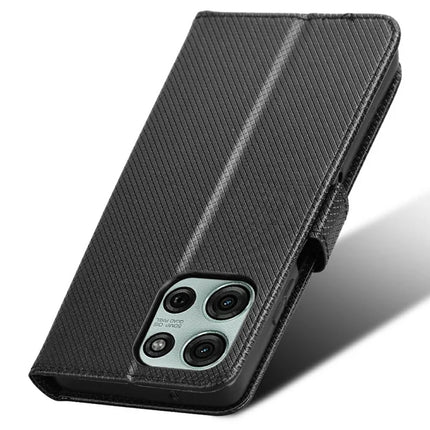 For Motorola Moto G75 5G Case PU Leather Diamond Texture Wallet Phone Cover