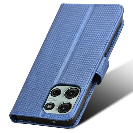 For Motorola Moto G75 5G Case PU Leather Diamond Texture Wallet Phone Cover
