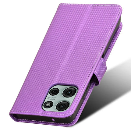 For Motorola Moto G75 5G Case PU Leather Diamond Texture Wallet Phone Cover