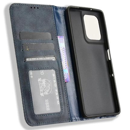 For Motorola Moto G75 5G Leather Case Wallet Stand Retro Texture Phone Cover