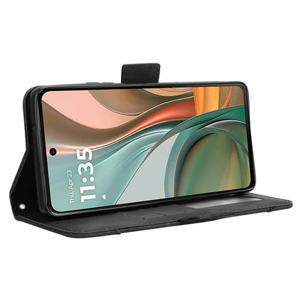 For Motorola Moto G75 5G Leather Case Phone Wallet Cover with Multiple Card Slots