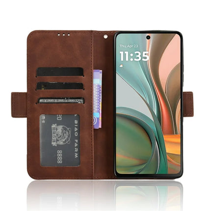 For Motorola Moto G75 5G Leather Case Phone Wallet Cover with Multiple Card Slots