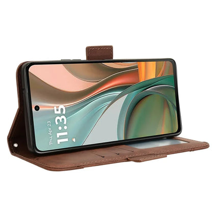 For Motorola Moto G75 5G Leather Case Phone Wallet Cover with Multiple Card Slots
