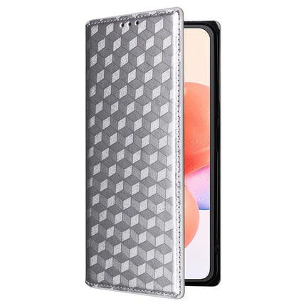 For Cubot A10 Wallet Case Rhombus Imprinted Leather Phone Cover