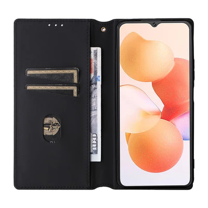 For Cubot A10 Wallet Case Rhombus Imprinted Leather Phone Cover