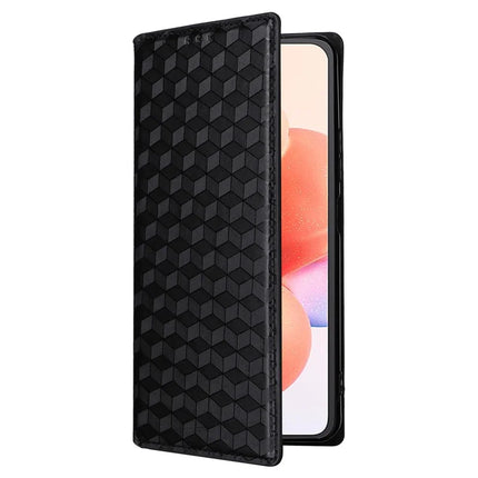 For Cubot A10 Wallet Case Rhombus Imprinted Leather Phone Cover