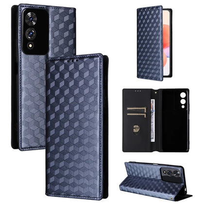 For Cubot A10 Wallet Case Rhombus Imprinted Leather Phone Cover
