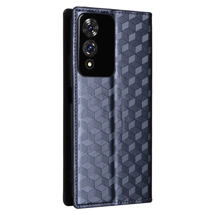 For Cubot A10 Wallet Case Rhombus Imprinted Leather Phone Cover