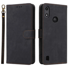 For Gabb Phone 4 Wallet Case RFID Blocking PU Leather Cover Stand View - Black