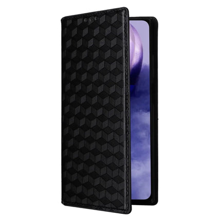 For HMD Skyline Wallet Case Rhombus Imprinted Leather Phone Cover