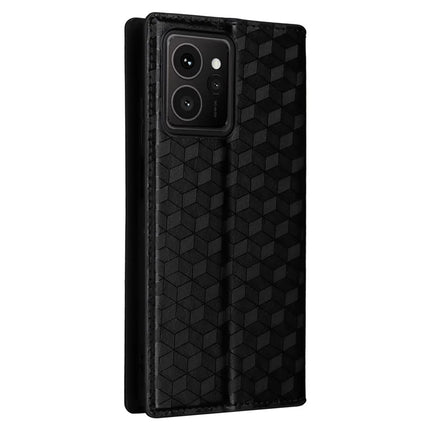 For HMD Skyline Wallet Case Rhombus Imprinted Leather Phone Cover