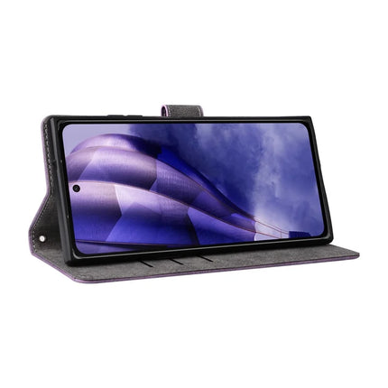 For HMD Skyline Wallet Case RFID Blocking PU Leather Cover Stand View
