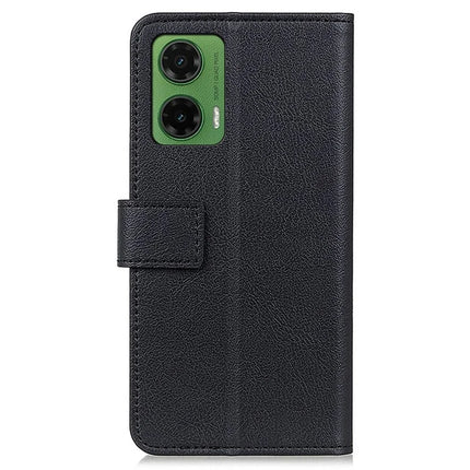 For Motorola Moto G35 5G Case PU Leather Stand Wallet Phone Cover