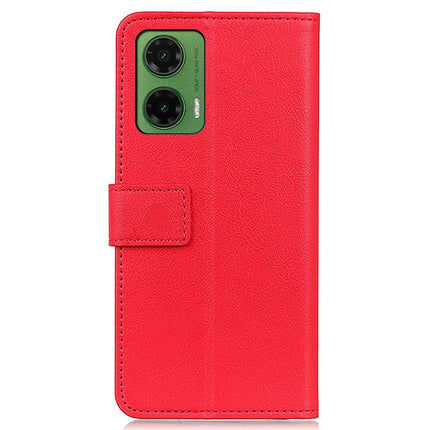 For Motorola Moto G35 5G Case PU Leather Stand Wallet Phone Cover