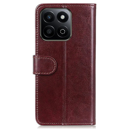 For Honor X7c 4G / 200 Smart 5G / Play 60 Plus 5G Case Crazy Horse Texture PU Leather Phone Stand Cover