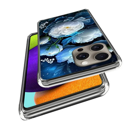 For iPhone 16 Pro Max Case Pattern Printed Shockproof TPU Phone Cover