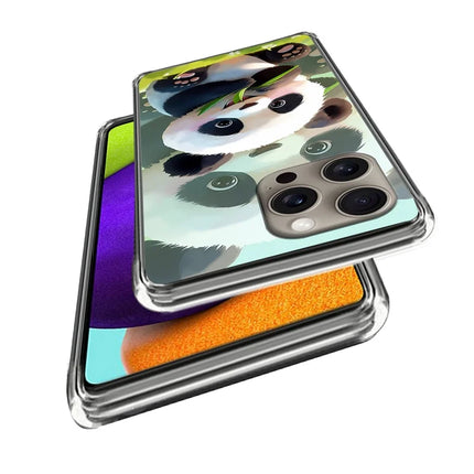 For iPhone 16 Pro Max Case Pattern Printed Shockproof TPU Phone Cover