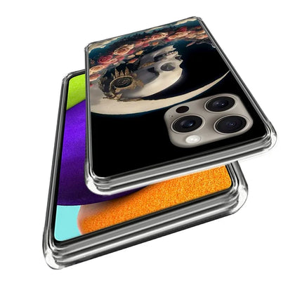For iPhone 16 Pro Max Case Pattern Printed Shockproof TPU Phone Cover
