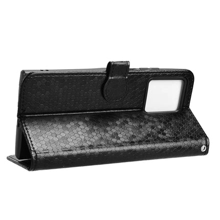 For HMD Skyline Wallet Case Dot Pattern Imprint PU Leather Phone Cover