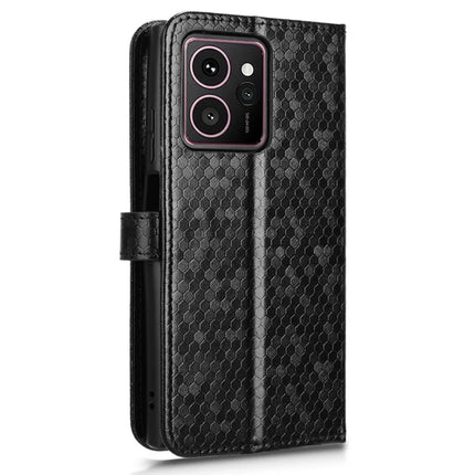 For HMD Skyline Wallet Case Dot Pattern Imprint PU Leather Phone Cover