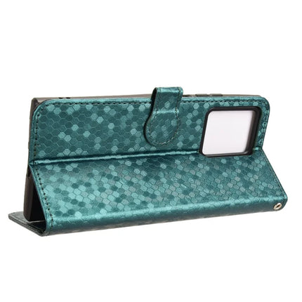 For HMD Skyline Wallet Case Dot Pattern Imprint PU Leather Phone Cover