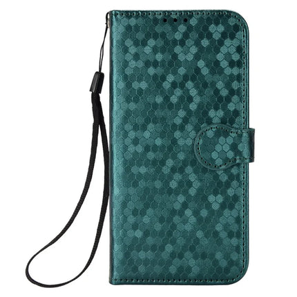 For HMD Skyline Wallet Case Dot Pattern Imprint PU Leather Phone Cover