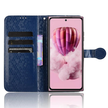 For HMD Skyline Wallet Case Dot Pattern Imprint PU Leather Phone Cover