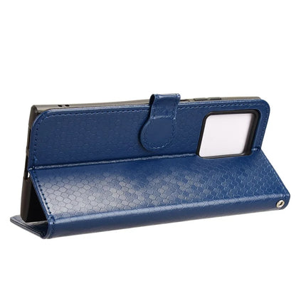 For HMD Skyline Wallet Case Dot Pattern Imprint PU Leather Phone Cover