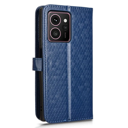 For HMD Skyline Wallet Case Dot Pattern Imprint PU Leather Phone Cover