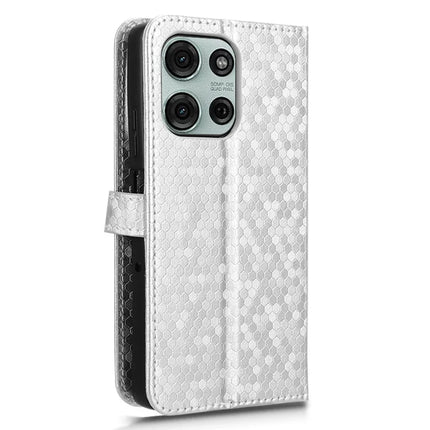 For Motorola Moto G75 5G Wallet Case Dot Pattern Imprint PU Leather Phone Cover