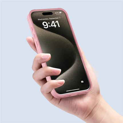 GW20 For iPhone 16 Pro Max Case Compatible with MagSafe Skin-Touch TPU+PC Kickstand Phone Cover
