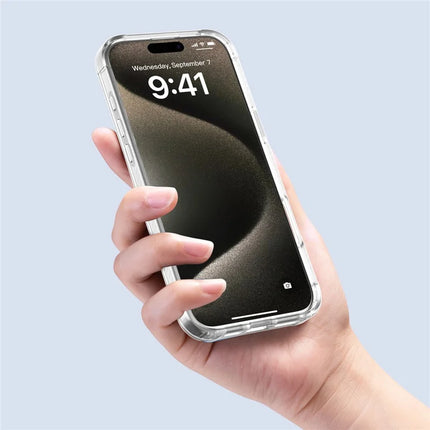 GW20 For iPhone 16 Pro Max Case Compatible with MagSafe Skin-Touch TPU+PC Kickstand Phone Cover