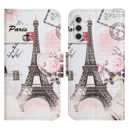 For Samsung Galaxy A56 5G / A36 5G Leather Case Pattern Printing Cross Texture Phone Cover   - Tower