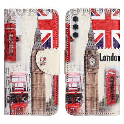 For Samsung Galaxy A56 5G / A36 5G Leather Case Pattern Printing Cross Texture Phone Cover   - London Big Ben