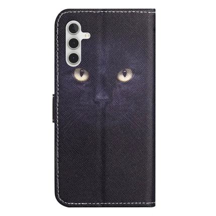 For Samsung Galaxy A56 5G Case Pattern Print PU Leather Wallet Phone Cover Cross Texture